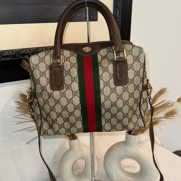 Authentic Gucci Vintage Boston Bag - Picture 3 of 12